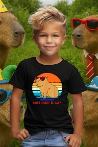 Tricou copii Capybara - Be capy