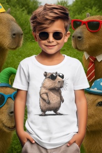 Tricou copii Capybara - Capy bond - Img 3
