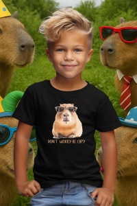 Tricou copii Capybara - Nu iti fa griji - Img 5