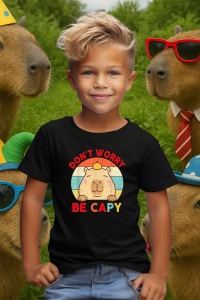 Tricou copii Capybara - Nu iti face griji, fii capy - Img 5