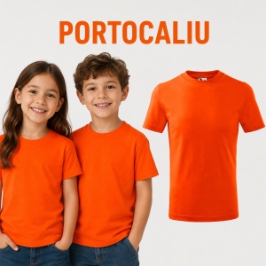 Tricou Copii Clasic Basic Kids, Băiat/Fată, Bumbac 100% Confortabil, 160 g/m², Mărimi 4–12 ani - Img 32