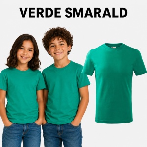 Tricou Copii Clasic Basic Kids, Băiat/Fată, Bumbac 100% Confortabil, 160 g/m², Mărimi 4–12 ani - Img 42