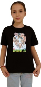 Tricou copii cu formatia BAEKHYUN EXO 1 , din bumbac 100% - Img 2