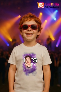 Tricou copii cu formatia BTS JHOPE , din bumbac 100% - Img 9