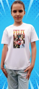 Tricou copii cu formatia FELIX , din bumbac 100% - Img 7