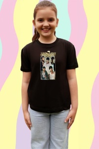 Tricou copii cu formatia JUNG KOOK , din bumbac 100% - Img 4
