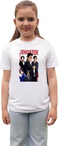 Tricou copii cu formatia JUNGKOOK 4 , din bumbac 100% - Img 3