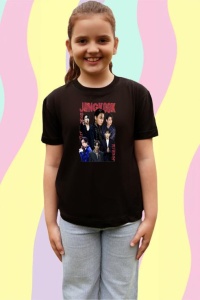 Tricou copii cu formatia JUNGKOOK 4 , din bumbac 100% - Img 4