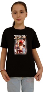 Tricou copii cu formatia JUNGKOOK 7 , din bumbac 100% - Img 2