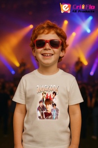 Tricou copii cu formatia JUNGKOOK 7 , din bumbac 100% - Img 9