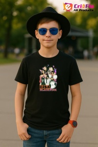 Tricou copii cu formatia LISA 7 , din bumbac 100%