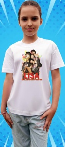 Tricou copii cu formatia LISA 9 , din bumbac 100% - Img 7