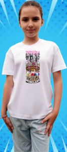 Tricou copii cu formatia MAMOLAND , din bumbac 100% - Img 7