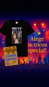 Tricou copii cu formatia TZUYU , din bumbac 100% - Img 6