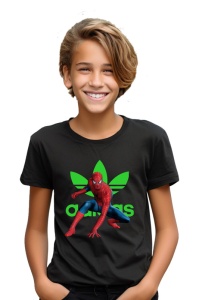 Tricou copii din bumbac 100% cu Supereroul Spider-man, cu imprimeu pentru copii, îmbrăcăminte confortabilă, modă copii, cadou ideal - Img 2