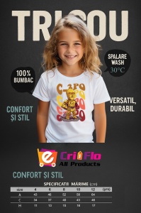 Tricou Copii din bumbac 100%, personalizat cu personajul C-3PO - Img 4