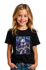 Tricou Copii din bumbac 100%, personalizat cu personajul Captain Rex - Img 2