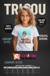 Tricou Copii din bumbac 100%, personalizat cu personajul Luke Skywalker - Img 4