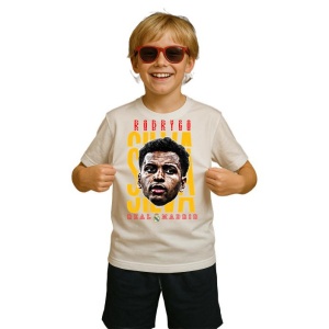 Tricou Copii din bumbac cu fotbalistul Bernardo Mota Veiga de Carvalho e Silva-Manchester City - Img 2