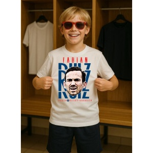 Tricou Copii din bumbac cu fotbalistul Fabian Ruiz Pena-Paris Saint-Germain - Img 7