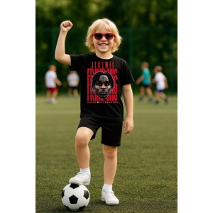 Tricou Copii din bumbac cu fotbalistul Jeremie Agyekum Frimpong-Bayer 04 Leverkusen - Img 6