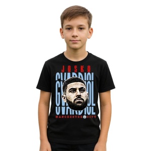 Tricou Copii din bumbac cu fotbalistul Josko Gvardiol-Manchester City - Img 2