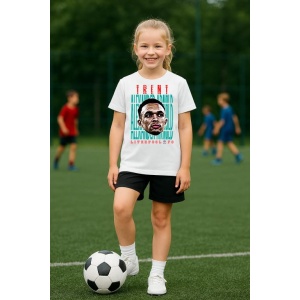 Tricou Copii din bumbac cu fotbalistul Trent Alexander-Arnold-Liverpool FC - Img 8