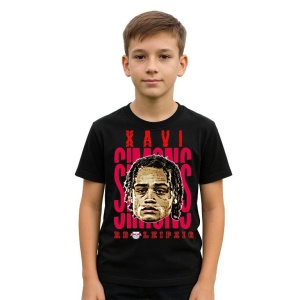 Tricou Copii din bumbac cu fotbalistul Xavi Quentin Shay Simons-RB Leipzig (imprumut de la PSG)