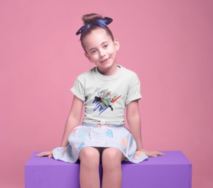 Tricou copii din bumbac personalizat haios cu Bugs din Looney Tunes - Cadou - Img 4
