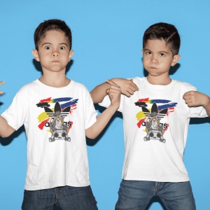 Tricou copii din bumbac personalizat haios Grafitti Street Music - Cadou - Img 4