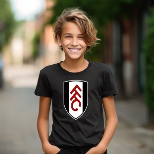 Tricou copii Fulham FC din bumbac 100% - Img 7