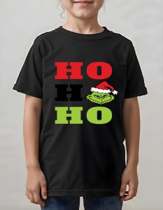 Tricou copii - HO, HO, HO GRINCH - Img 2