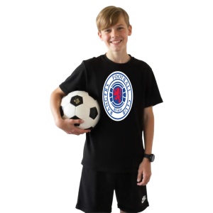 Tricou copii Rangers FC din bumbac 100%