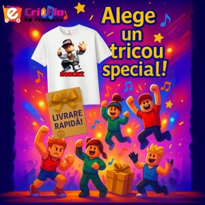 Tricou Copii Roblox Dansatorul Tiki din bumbac 100% - Img 10