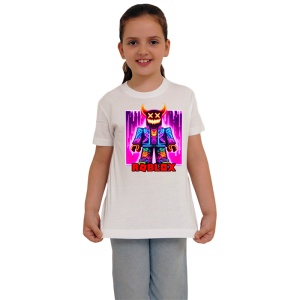 Tricou Copii Roblox Dj Neon din bumbac 100% - Img 3