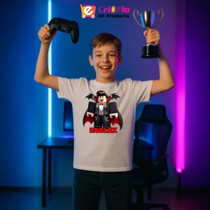 Tricou Copii Roblox Lordul Vampir din bumbac 100% - Img 8