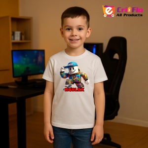 Tricou Copii Roblox Piratul Intunecat New din bumbac 100% - Img 9