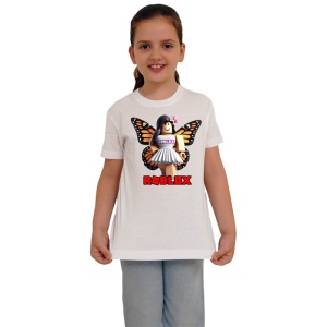 Tricou Copii Roblox Printesa Fluturilor din bumbac 100% - Img 3