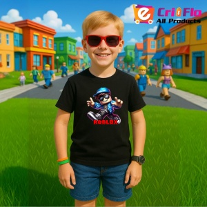 Tricou Copii Roblox Programatorul din bumbac 100% - Img 5