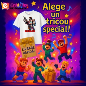 Tricou Copii Roblox Skaterul Bronzat din bumbac 100% - Img 10