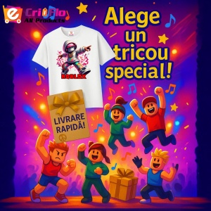 Tricou Copii Roblox Stil De Nunta din bumbac 100% - Img 10