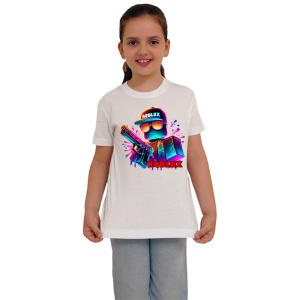 Tricou Copii Roblox Vizor Laser din bumbac 100% - Img 2