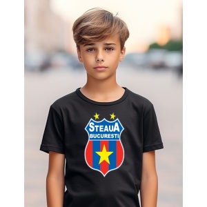 Tricou copii Steaua Bucuresti din bumbac 100% - Img 7