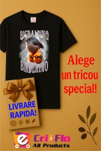 Tricou Copii Tralalelo Tra la la Bigbaldino Birderino Funny Italian Brainrot Meme Gen Z T-Shirt - Img 6