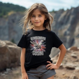 Tricou Copii Tralalelo Tra la la Bombombini Gusini Funny Italian Brainrot Meme Bootleg T-Shirt - Img 3