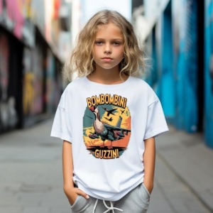 Tricou Copii Tralalelo Tra la la Bombombini Guzzini Funny Italian Brainrot Meme Humor Gen Z T-Shirt - Img 4