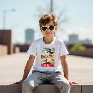 Tricou Copii Tralalelo Tra la la Frulli Frulla - Italian Brainrot Meme T-Shirt - Img 5