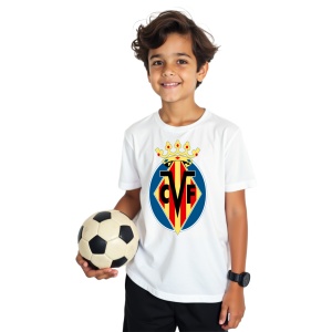 Tricou copii Villarreal CF din bumbac 100%