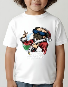 Tricou Craciun copii - Merry Christmas Pug