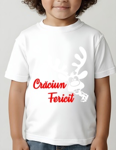 Tricou Craciun copii - Ren Craciun Fericit